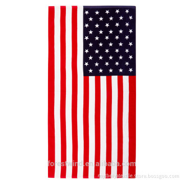 Factory Price Cotton Flag Wholesales Beach Towel